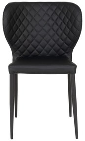 Fekete étkezőszék szett 4 db-os Pisa – House Nordic