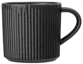 Neri fekete agyagkerámia bögre, 350 ml - Bloomingville
