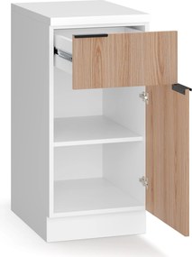 Blumfeldt WoodVista Fiókos szekrény, Robusztus MDF munkalap, Soft-Close zsanérok, Alumínium fogantyúk