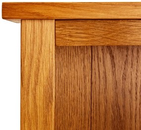 4 szintes tömör tölgyfa könyvespolc 70 x 22 x 110 cm