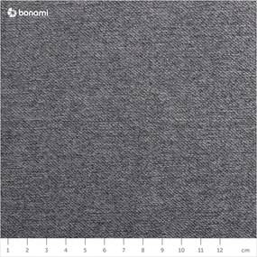 Szürke ágyneműtartós boxspring ágy 180x200 cm Messina – Meise Möbel