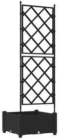 Kerti Ültetőtrellis Fekete 40x40x125,5 cm