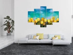 Sárga tulipán képe (150x105 cm)