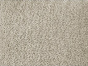 Bézs buklé kinyitható-tárolóhelyes sarokkanapé (jobb oldali-heverő résszel) Montaigne – Bobochic Paris