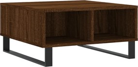 vidaXL barna tölgyszínű szerelt fa dohányzóasztal 60 x 60 x 30 cm