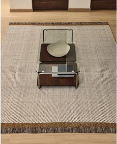 Krémszínű kézi szövésű gyapjú szőnyeg 160x230 cm Brina – Kave Home