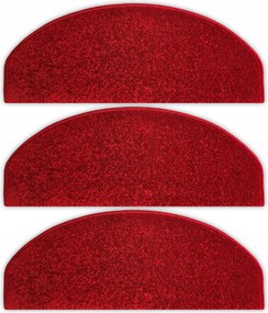 Lépcsőpárnák Piros Szőnyegek Szőnyeg Lépcsők Puha Kármin