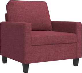 vidaXL bordó szövet kanapéfotel 60 cm