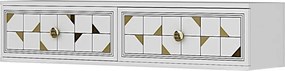 Moka 120 - White, Gold