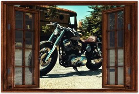 Poszterek 120x80 Klasszikus motorkerékpár Motor