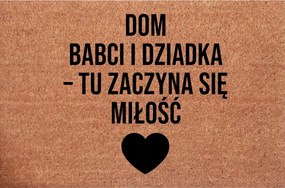 Lábtörlő az ajtóhoz Nagymama és Nagypapa háza Név Ajándék