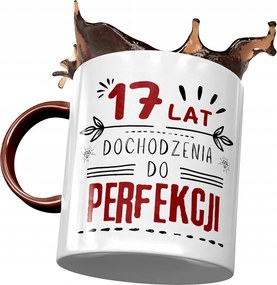 Bordó Bögre Születésnapra 17 17. 17. Ajándék Nyomtatott Fotóval