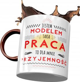 Bordó Bögre Modellnek Modell vagyok Ajándék Nyomtatott Fotóval