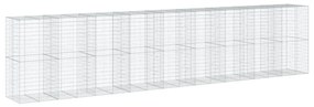 horganyzott vas gabion kosár fedéllel 900 x 100 x 200 cm