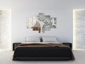 Kép - Design levelekkel (150x105 cm)