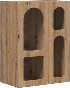 vidaXL Széf Artisan tölgy 59 x 35 x 80.5 cm Faanyag
