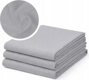 Lepedő gumi nélküli220x200 Hagyományos Pamut 100% Szürke légáteresztő