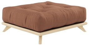 Senza Natural Clear/Clay Brown lábtartó - Karup Design