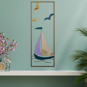 Port fém fali dekoráció, 32×5 cm – TR279ENZ2575