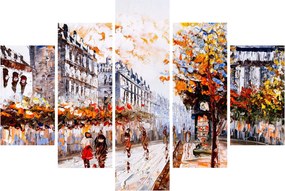 Kép - Városi élet (150x105 cm)