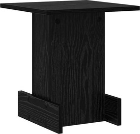 vidaXL Végasztal Fekete tölgy 35,5 x 35 x 40 cm Faanyag