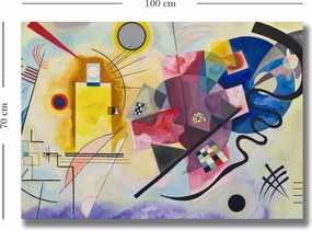 70100KANDINSKY028 Kandinsky vászonkép, 70 x 100 cm