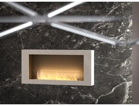 InFire - Fali BIO kandalló 120x56 cm 3kW fehér