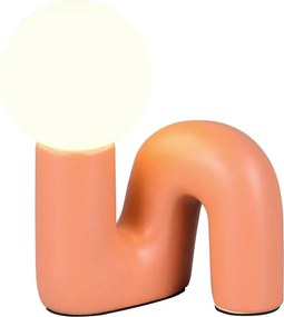 Narancssárga kerámia asztali lámpa (magasság 21,5 cm) Quinn – Reality