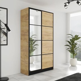 Eden 2D Gardróbszekrény 104,8cm, Arany Tölgy