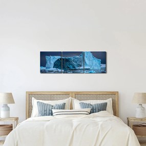 Kép - Jégbarlang (órával) (90x30 cm)
