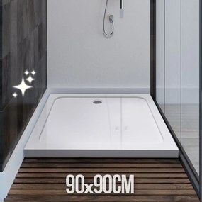 AQUAMARIN Zuhanytálca négyzet 90 x 90 cm