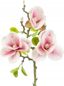 magnólia krém rózsaszín magnólia rózsaszín műmagnólia virág 58cm