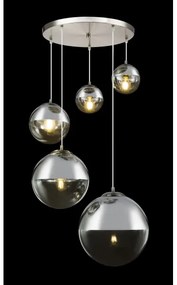 Globo 15851-5 - Csillár zsinóron VARUS 5xE27/60W/230V