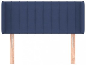 kék szövet fejtámla 93x16x78/88 cm