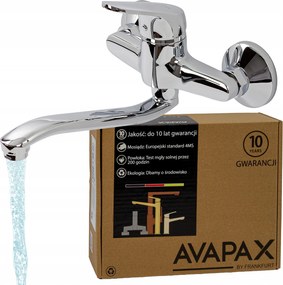 Falra szerelhető csaptelep Eco mosdóhoz szerelvény levegőztetővel Takarékos króm Avapax
