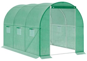 Fóliasátor 200x200x300 cm erősített vázzal+fólia