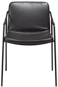 Boto fekete bőrutánzat étkezőszék - DAN-FORM Denmark