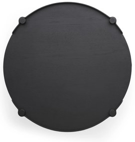 Fa asztal 80cm, fekete tölgy - COOEE