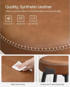 LIOR bárszék, barna/fekete