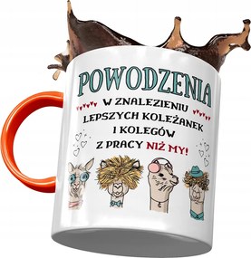 Narancssárga bögre Búcsú a munkából Ajándék Nyomtatott Fotóval