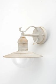Brilagi - Kültéri fali lámpa MOLDE 1xE27/60W/230V IP44 fehér/patina