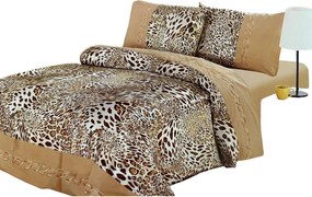 Ágyneműhuzat Szatén Pamut 160x200+PÁRNAHUZAT 70X80 Szép Vastag Különböző Minták