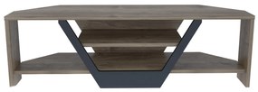 TV szekrény Sares - Walnut, Black