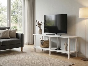 TV asztal SOLE 90 cm, fehér