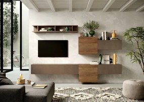 Infinity 2.0 6 db-os szett szürkésbarna / Mercure tölgy