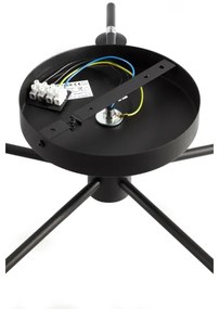 Jupiter 2047 - Felületre szerelhető csillár PRATO 5xG9/10W/230V fekete/bézs