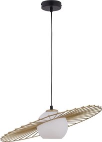 SIGMA LIGHTING 32037 SOL Modern Függesztett Lámpa Fehér, Fekete, Arany E27 IP20