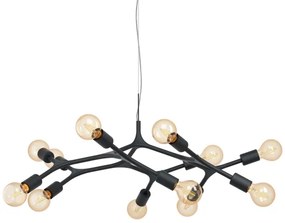 Eglo 98347 - Csillár zsinóron BOCADELLA 12xE27/60W/230V