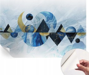 Divatos öntapadós fali tapéta Kozmikus elegancia 104x70 cm