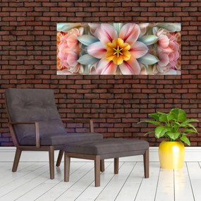 Kép - Kaleidoszkópos virág (120x50 cm)